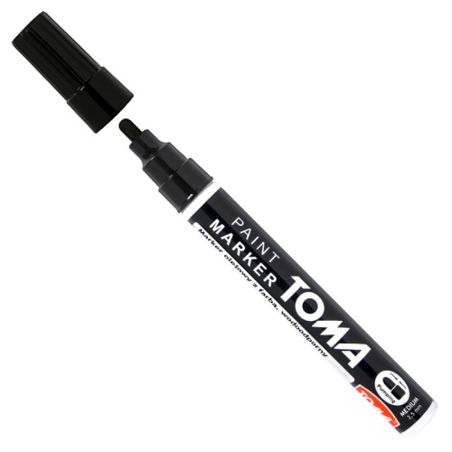 Marker olejowy 2,5mm czarny Toma Medium