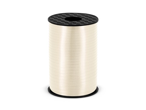 Wstążka plastikowa 5mm x 225m Kremowa 079J