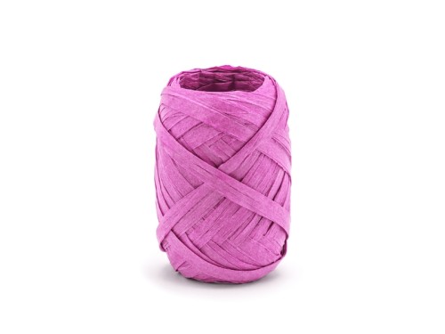 Wstążka Rafia papierowa 5mm x 10m C. Różowa