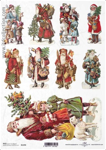 Papier decoupage ryżowy R1298 A4