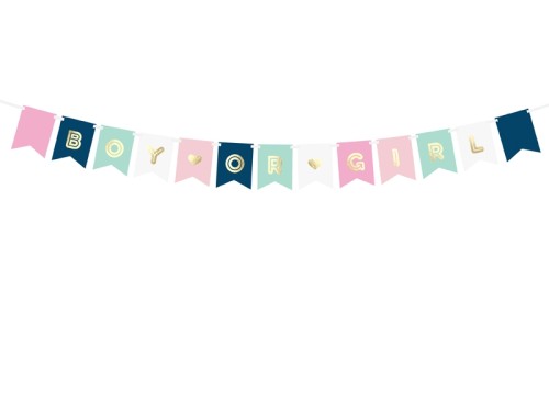 Baner Boy or Girl Mix 15 x 175 cm GRL62