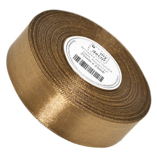 Wstążka Satynowa 25 mm 3196 Brąz