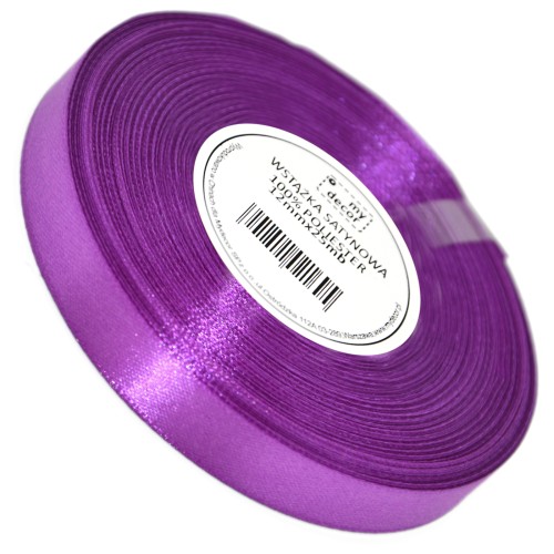 Wstążka Satynowa 12 mm 3172 Śliwka