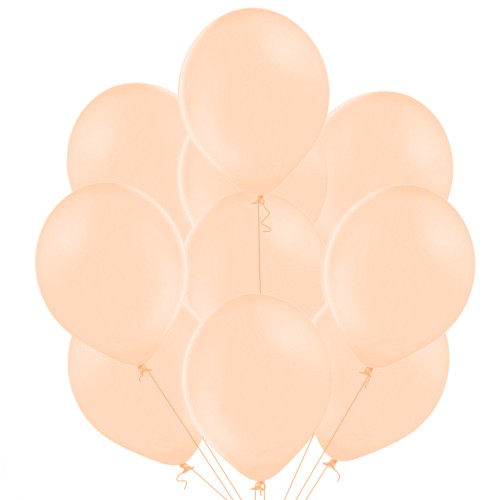 Balony 10'' Pastel Peach Cream 10 szt