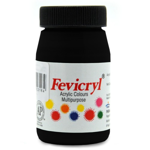 Farba do tkanin Fevicryl 50 ml Black