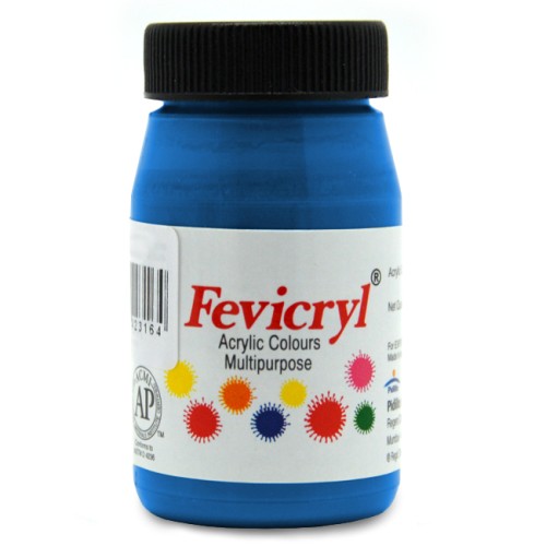 Farba do tkanin Fevicryl 50 ml Cerulean Blue