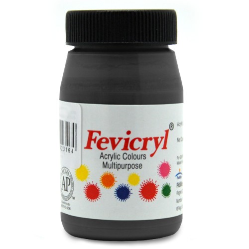 Farba do tkanin Fevicryl 50 ml Grey