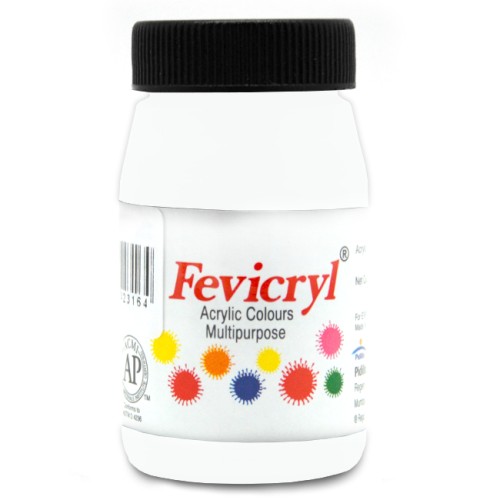 Farba do tkanin Fevicryl 50 ml White
