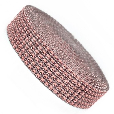 Taśma diamentowa 30 mm x 9,1 m Różowe Złoto