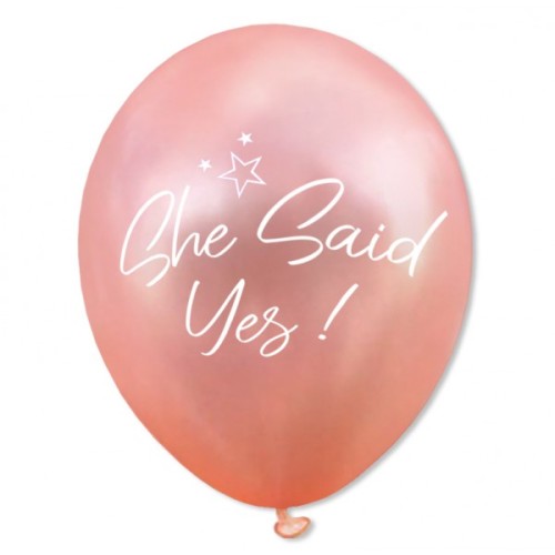 Balon 30cm Wieczór Panieński She Said Rose Gold