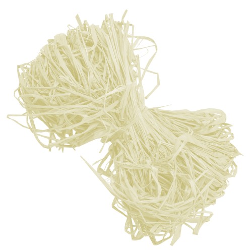 Rafia naturalna biała 65g