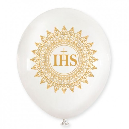 Balon 30 cm IHS Biały BAL73
