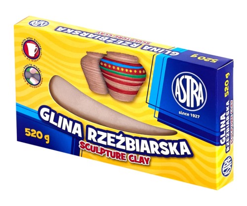 Glina rzeźbiarska 520g Astra