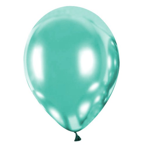 Balon 33 cm Chromowany Zielony - 1 szt