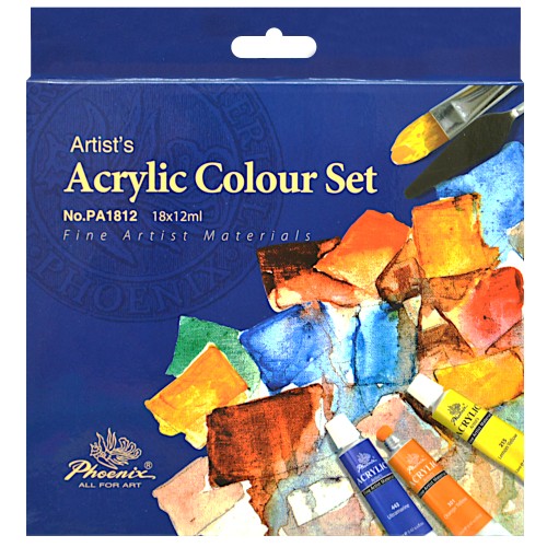 Farby Akrylowe Phoenix 18x12 ml 