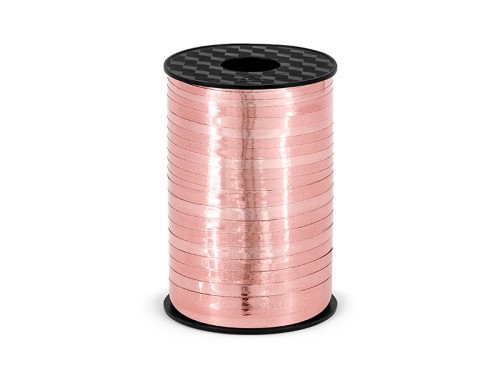 Wstążka plastikowa 5mm x 225m Różowe Złoto
