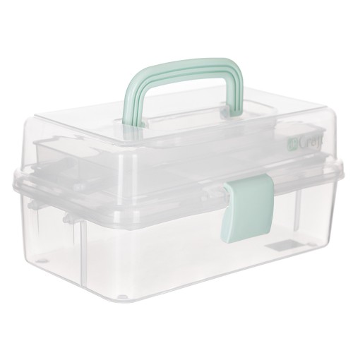 Organizer kuferek rozkładany Miętowy 27x17,5x14 cm