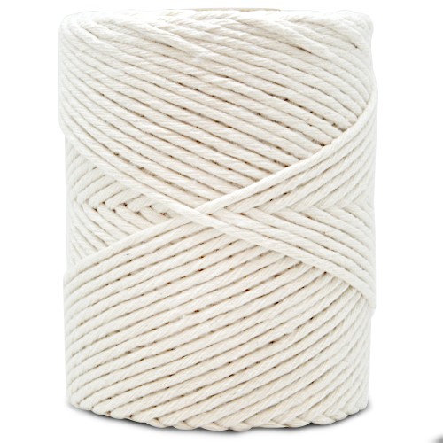 Sznurek bawełniany 3mm 200m Naturalny