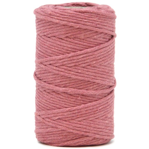 Sznurek bawełniany 2mm 100g 60m Brudny Róż