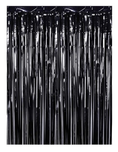 Kurtyna Party Czarna 100x200 cm