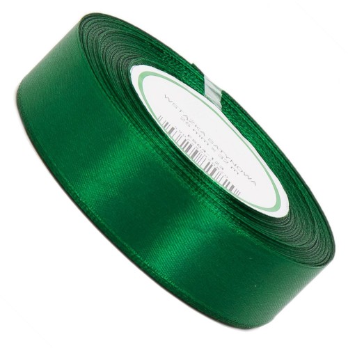 Wstążka Satynowa 25 mm 32 mb FS04-123 c.zieleń