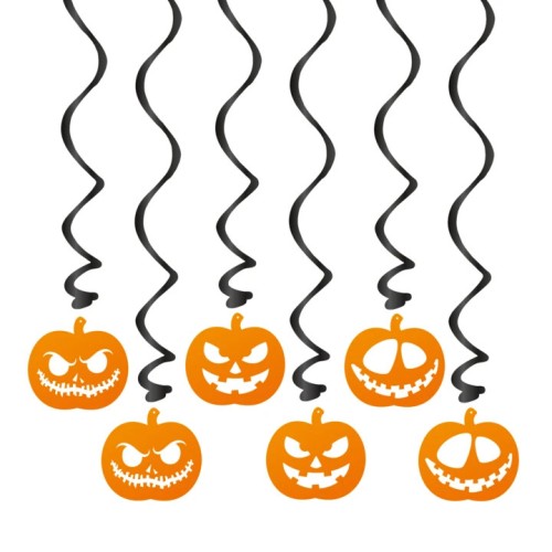 Świderki Halloween - Dynie 6 szt