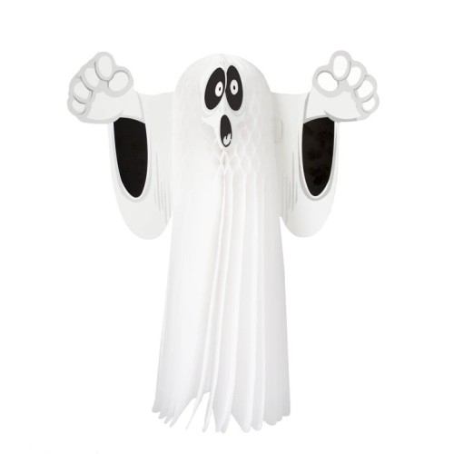 Dekoracja wisząca Halloween Honeycomb Duch