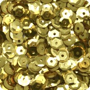 Cekiny 6 mm koła łamane 15g nr 08 złote