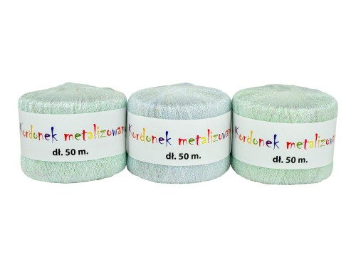 Kordonek KOB-03 metalizowany perłowy - 1 szt