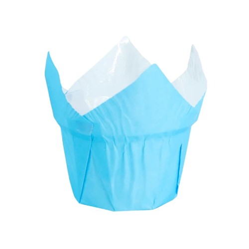 Papilotki do muffinek niebieskie 20szt