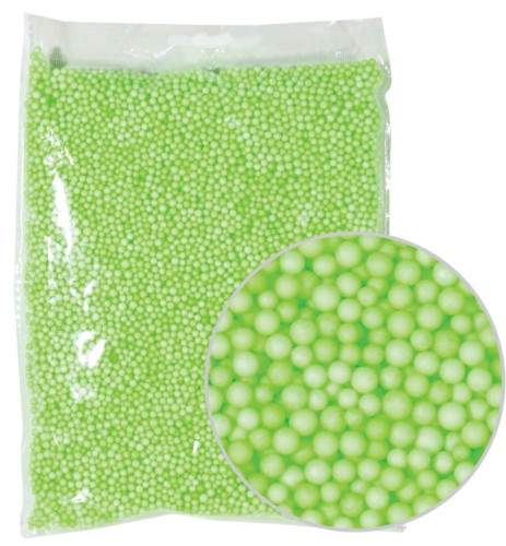 Kulki styropianowe 10g 4 mm Zielone Aliga