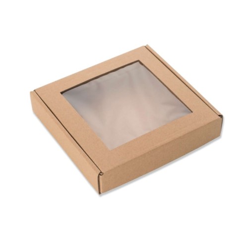 Pudełko fasonowe z okienkiem 200x200x100mm