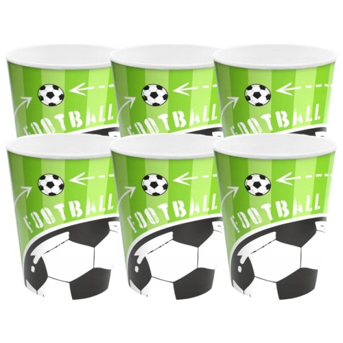 Kubeczki Football 220ml 6szt