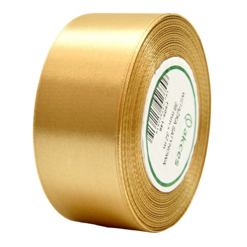 Wstążka Satynowa 38 mm 32 mb FS05-146 j.złota
