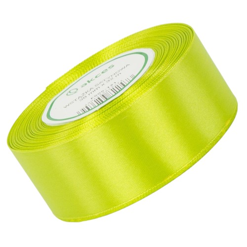 Wstążka Satynowa 38 mm 32 mb FS05-121 j.zieleń