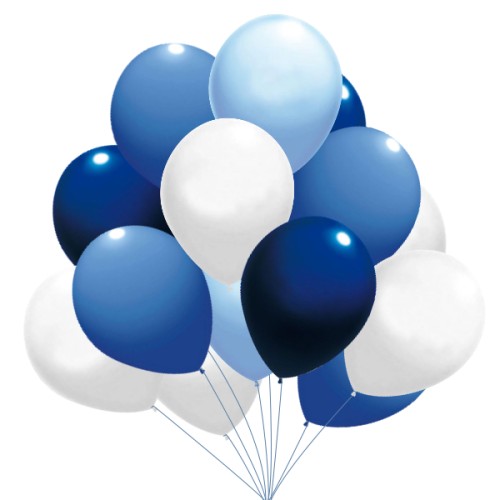 Balony EV23/801/25 Pastel mix.blue 30cm 25szt