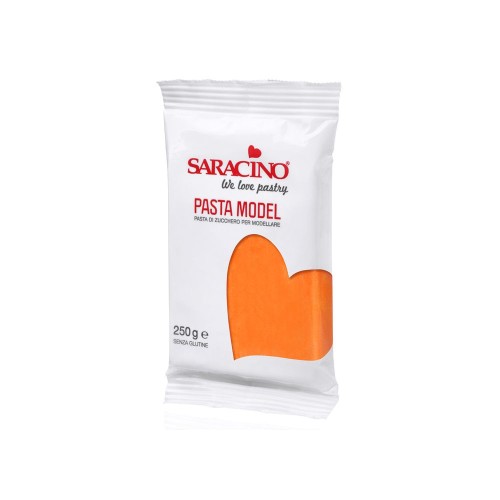 Masa cukrowa Saracino pomarańczowa 250g