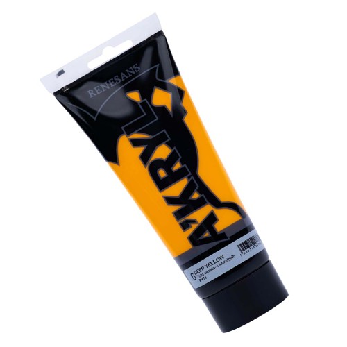Farba Akrylowa A'KRYL 200 ml 06 Żółta Ciemna