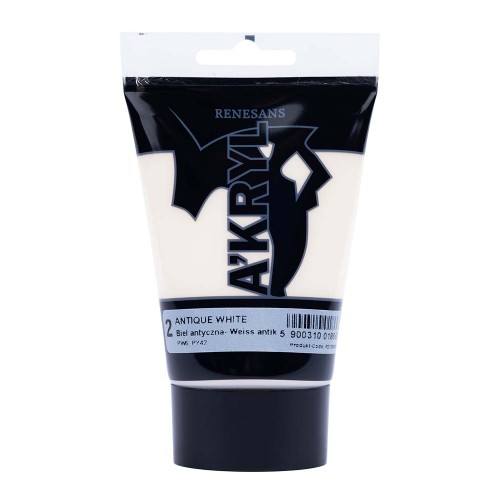 Farba Akrylowa A'KRYL 100 ml 02 Biel Antyczna 