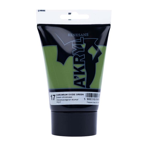 Farba Akrylowa A'KRYL 100 ml 17 Zieleń Chromowa