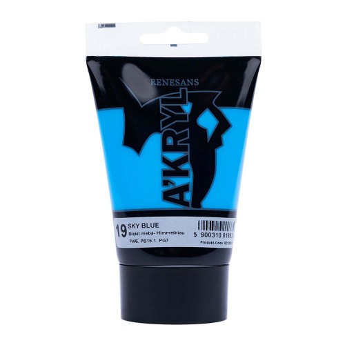 Farba Akrylowa A'KRYL 100 ml 19 Błękit Nieba