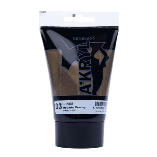 Farba Akrylowa A'KRYL 100 ml 33 Mosiądz