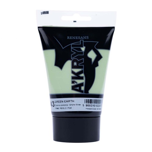 Farba Akrylowa A'KRYL 100 ml 43 Ziemia Zielona