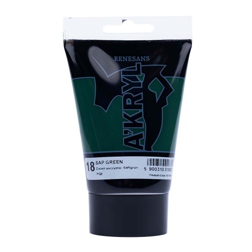Farba Akrylowa A'KRYL 100 ml 18 Zieleń Soczysta