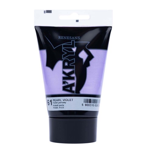 Farba Akrylowa A'KRYL 100 ml 61 Fiolet Perłowy