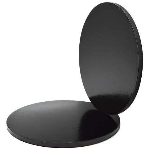 Podkład pod tort okrągły gruby czarny 30cm x 1,2cm