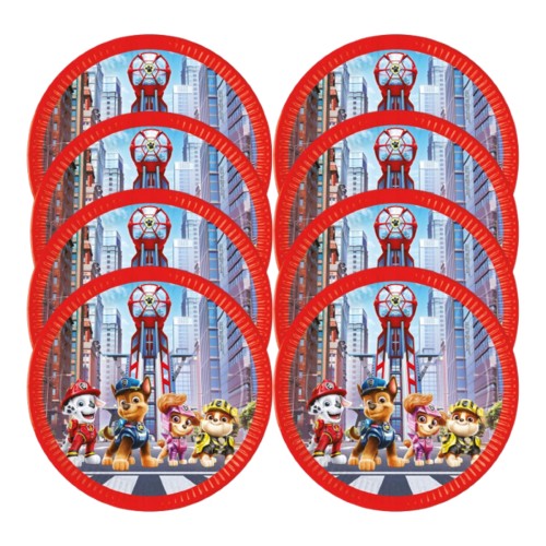 Talerzyki papierowe Paw Patrol The Movie 8szt