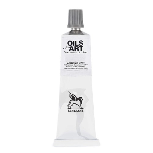 Farba Olejna Olej for Art 60 ml nr 02 Renesans Biel Tytanowa