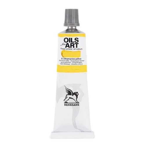 Farba Olejna Olej for Art 60 ml nr 08 Renesans Ultramaryna Żółta