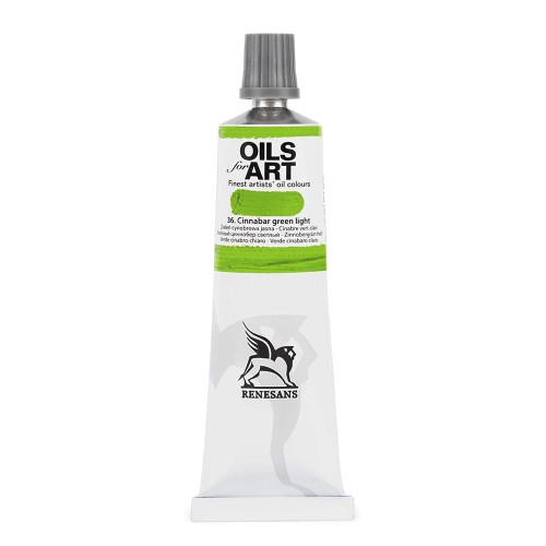 Farba Olejna Olej for Art 60 ml nr 36 Renesans Zieleń Cynobrowa Jasna